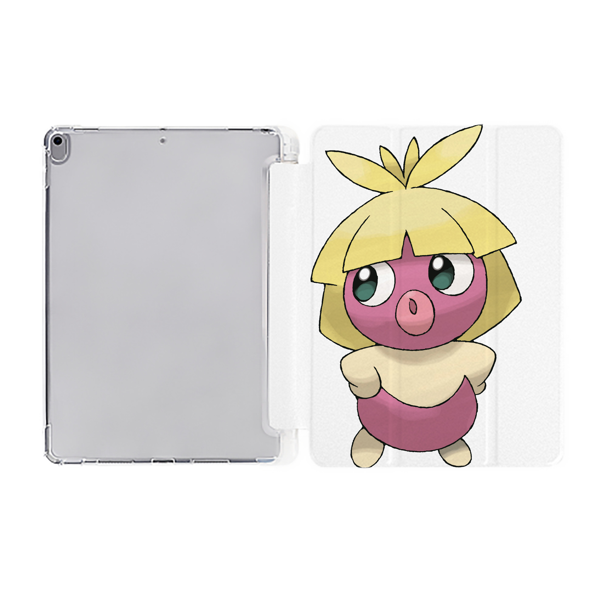 （画像用） ポケットモンスター Pokémon IPad ケース ペン収納付き 三つ折りスタンド PUレザー×シリコン 対応機種9.5/10.5/10.9インチ